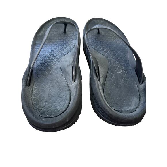Hoka One One Men's Black Recovery Flip-Flop Sandals Size 14 - Picture 2 of 8